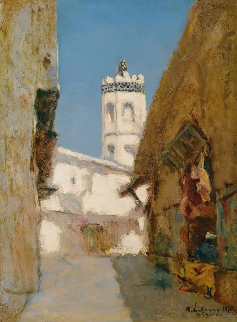 La Rue Des Blondeurs À Alger — Albert Lebourg