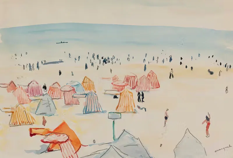 Plage Des Sables D'olonne by Albert Marquet — digital art print download