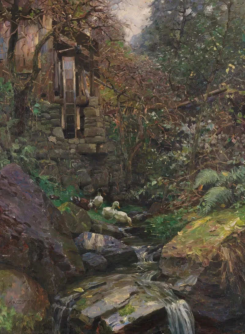 В Мельничной долине by Александр Кёстер — digital art print download