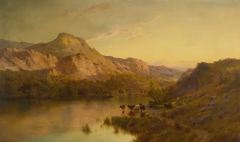 In The Highlands by Alfred de Bréanski — digital art print download