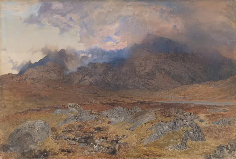 Snowdon, after an April Hailstorm — Alfred William Hunt