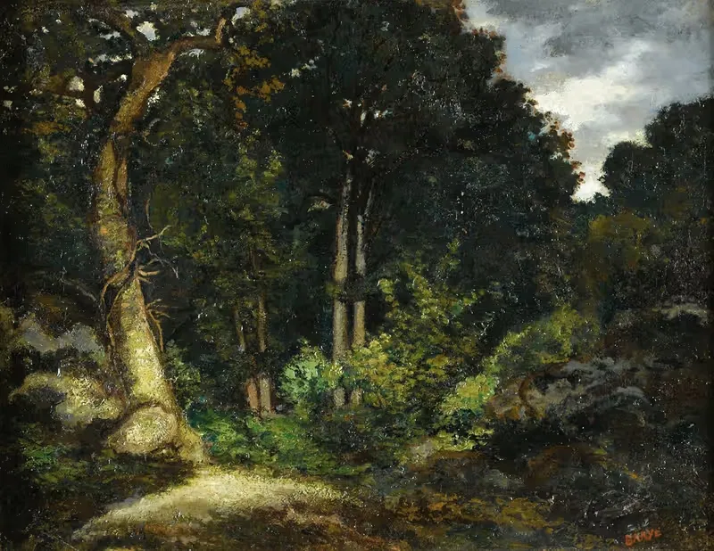 View Of Fontainebleau Forest — Antoine-Louis Barye