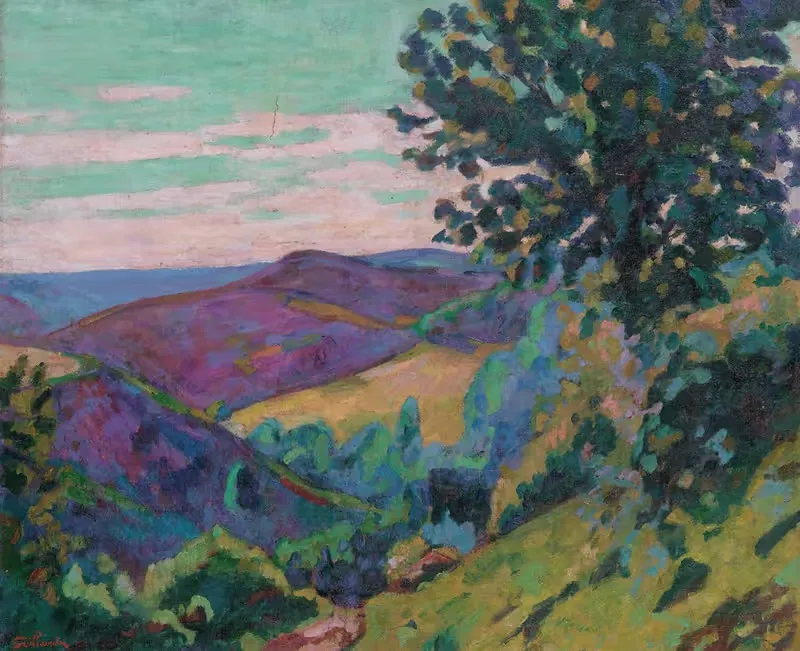 Пейзаж де Крозан by Арман Гийомэн, 1922 — digital art print download