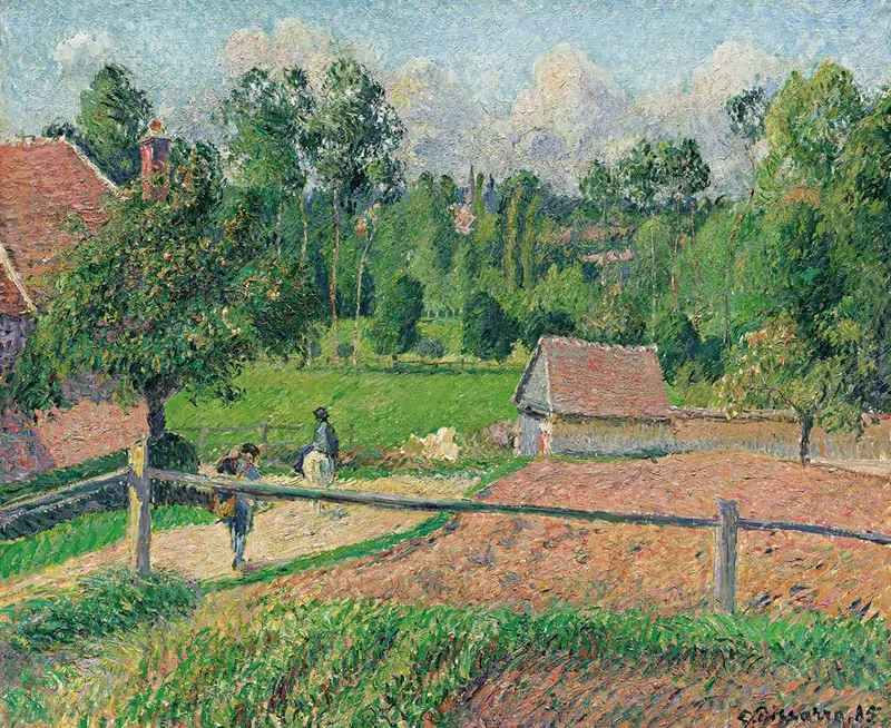La Maison Delafolie À Eragny — Camille Pissarro