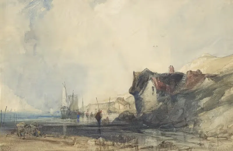 View on the Coast at Deal — Charles Bentley