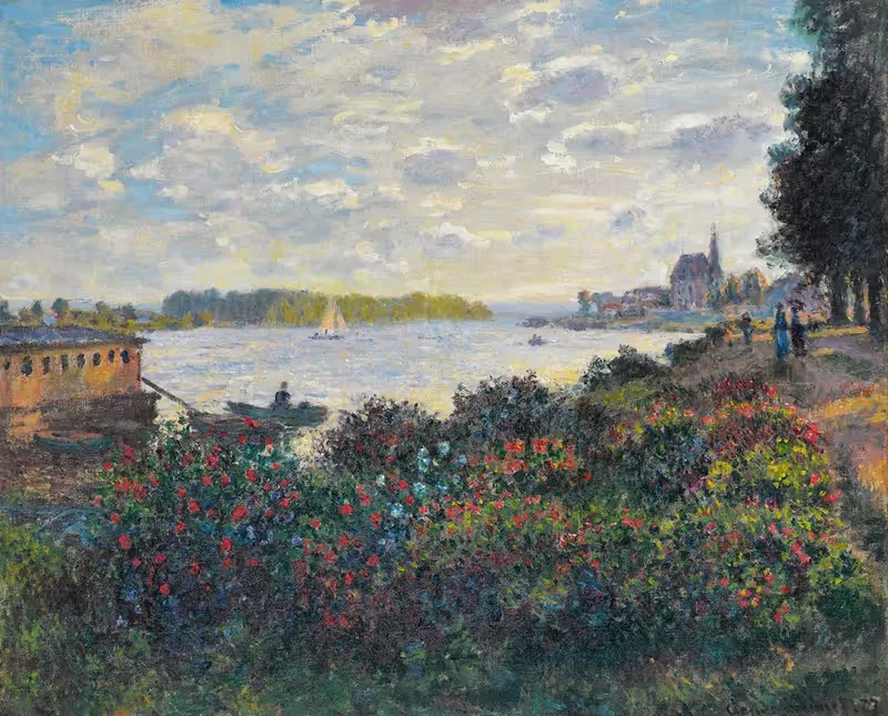 Сена в Аржантёе by Клод Моне, 1877 — digital art print download