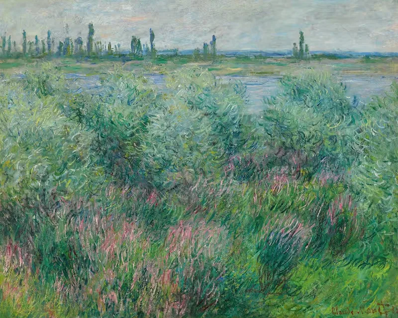 Berges De La Seine Près De Vétheuil — Claude Monet