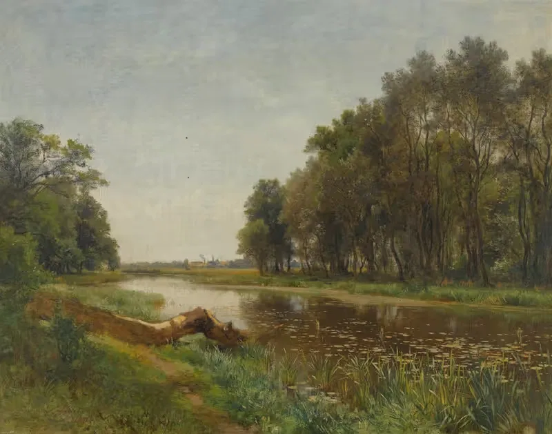 The March-Au Near Lundenburg — Eduard Peithner von Lichtenfels