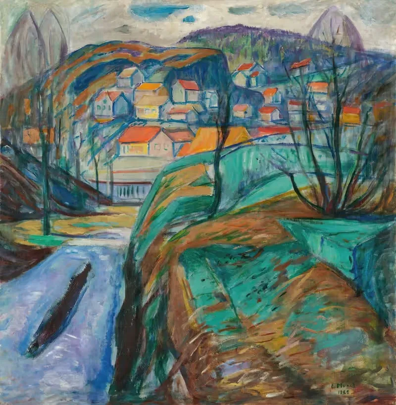 Kragerø Om Våren (Kragerø In Spring) — Edvard Munch