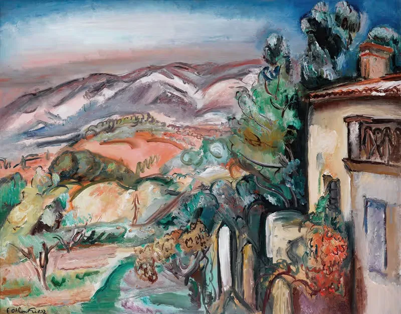 Пейзаж (Тулон) by Эмиль Отон Фриз, 1924 — digital art print download