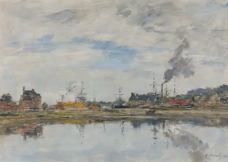 La Retenue À Trouville — Eugène Boudin