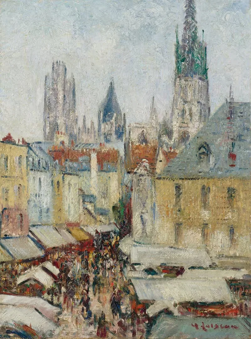 Rue De L'épicerie À Rouen — Gustave Loiseau