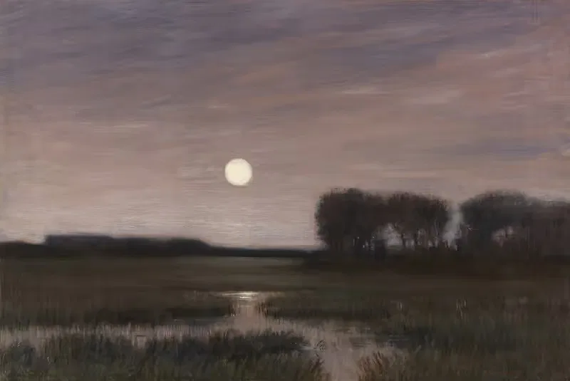 Восход луны by Ханс Ам Энде, 1900 — digital art print download