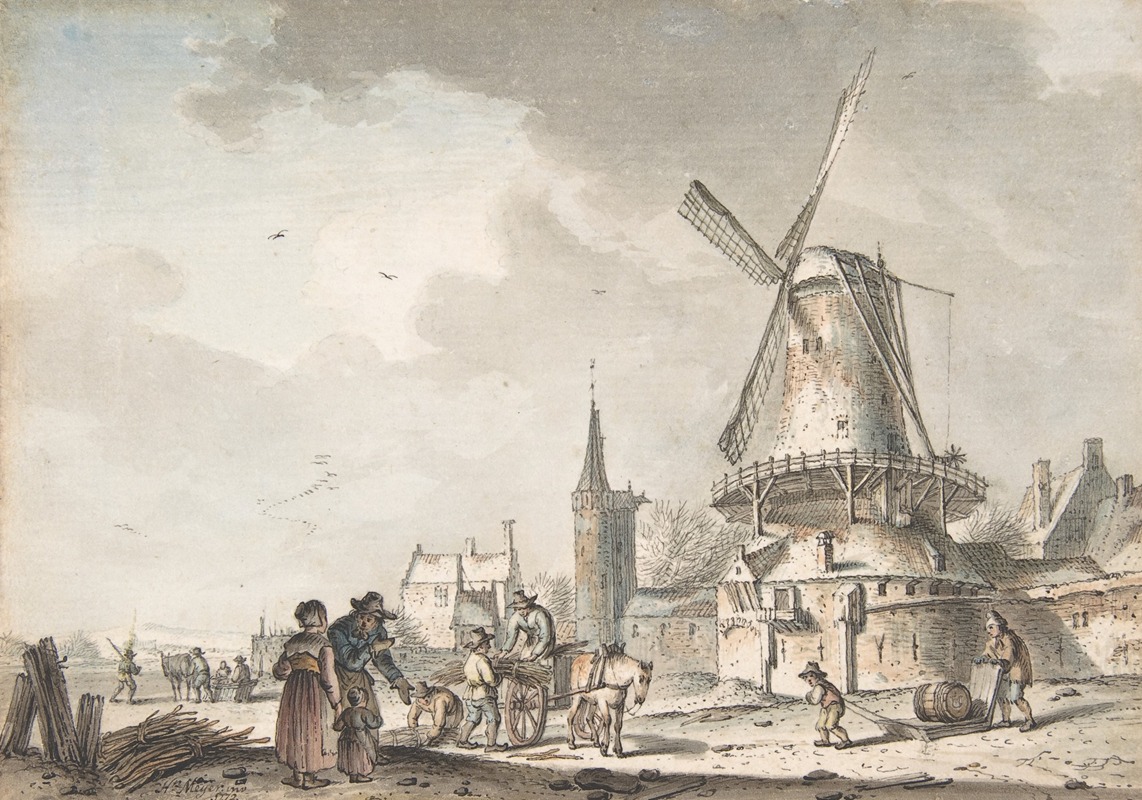 December by Hendrik Meijer, 1772 — digital art print download