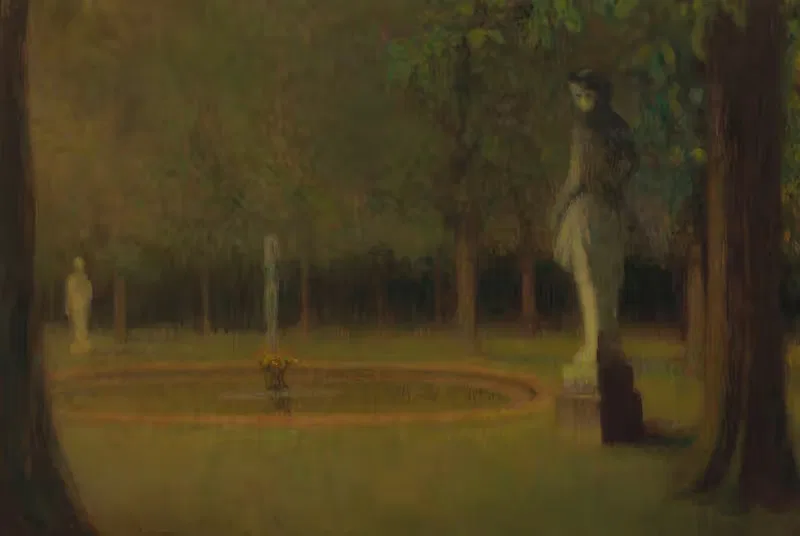 Статуи в парке Версаля by Анри Ле Сиданер, 1900 — digital art print download