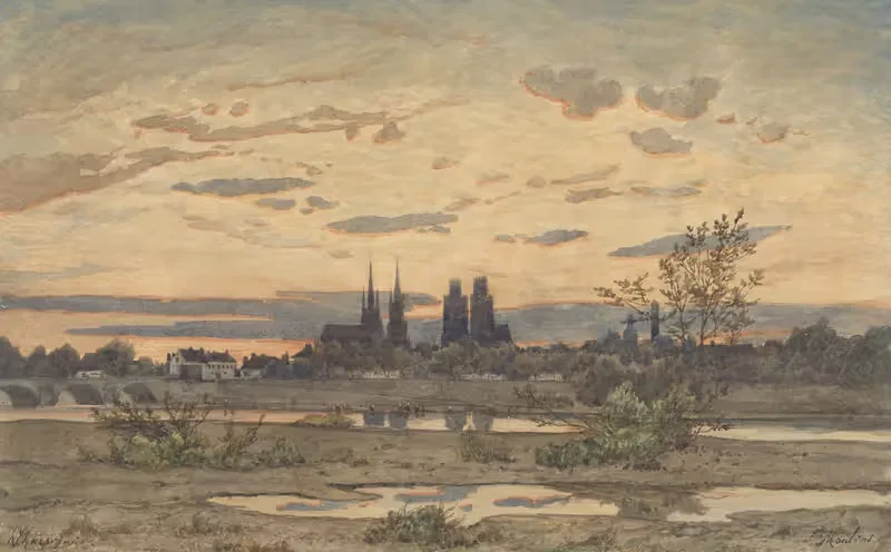 A View of Moulins — Henri-Joseph Harpignies
