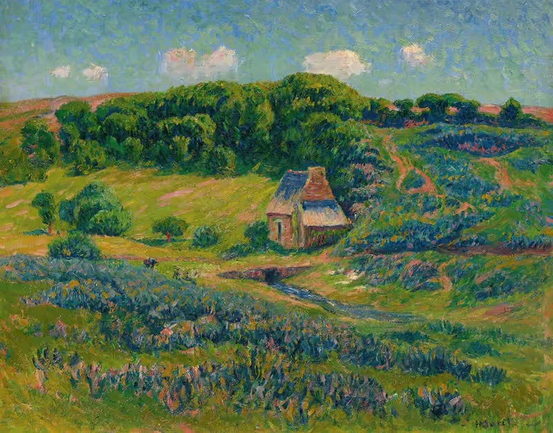 Ferme Dans La Campagne Bretonne — Henry Moret