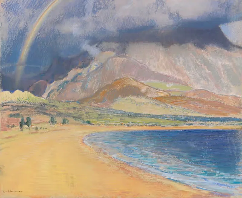 Bucht von Messene by Ludwig von Hofmann, 1910 — digital art print download