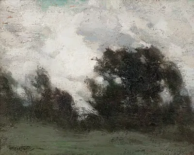 Сентябрьский ветер, серый день by Марк-Орел де Фуа Сюзор-Коте, 1914 — digital art print download
