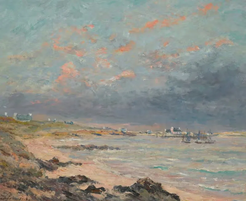 Вечерняя буря в Керостине by Максим Мофра, 1913 — digital art print download