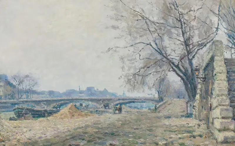 Мост Солферино by Максимильен Люс, 1884 — digital art print download