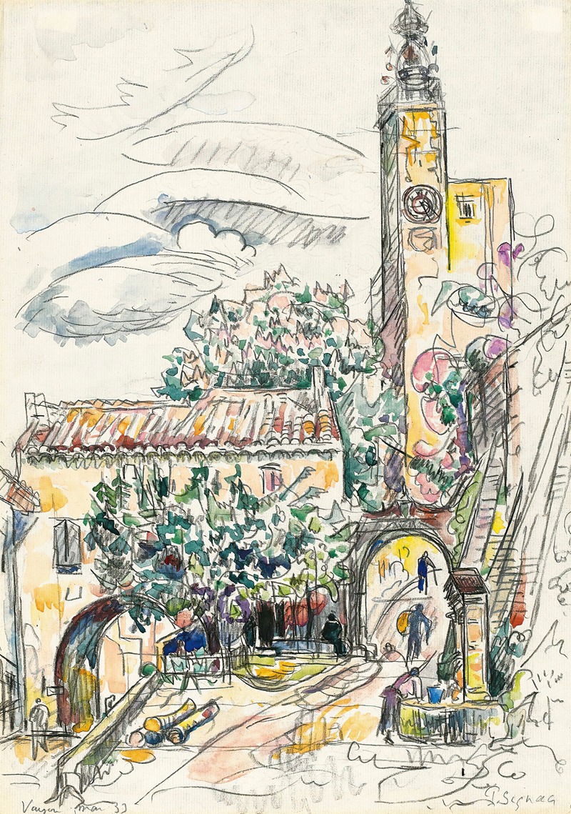 Vaison by Paul Signac, 1933 — digital art print download