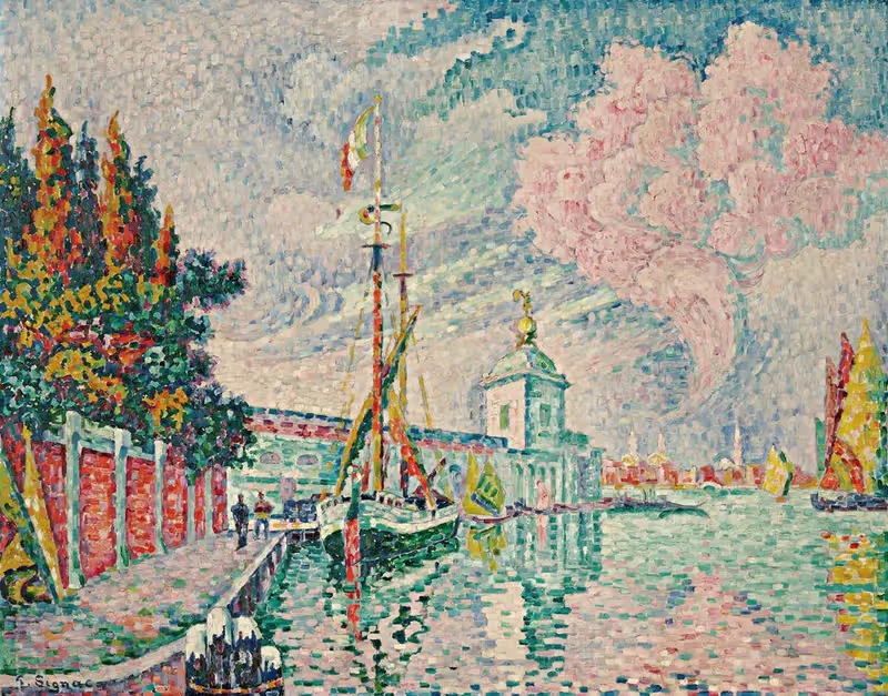 Догана, Венеция by Поль Синьяк, 1923 — digital art print download