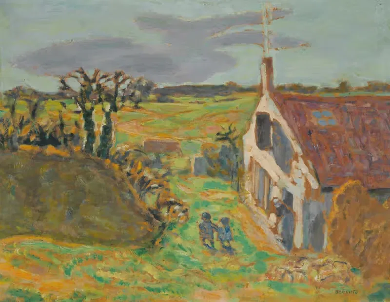 Les Deux Enfants, Vernouillet — Pierre Bonnard