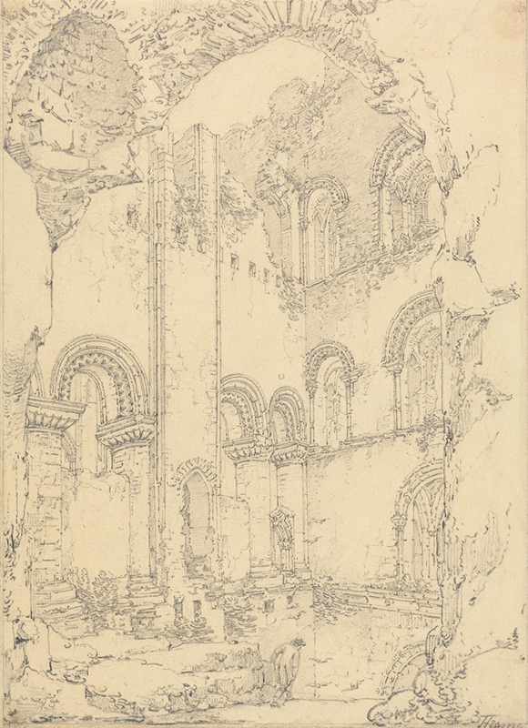 Gundulf's Tower, Rochester Cathedral, Kent — Thomas Hearne