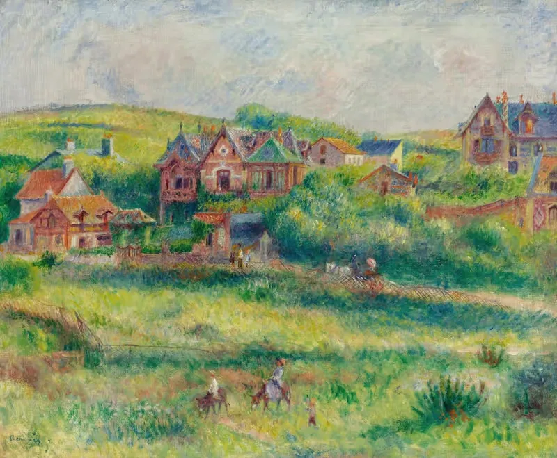 Le Châlet De Blanche Pierson À Pourville — Pierre-Auguste Renoir