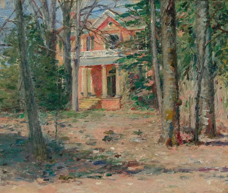House In Virginia (Castle Hill) — Theodore Robinson