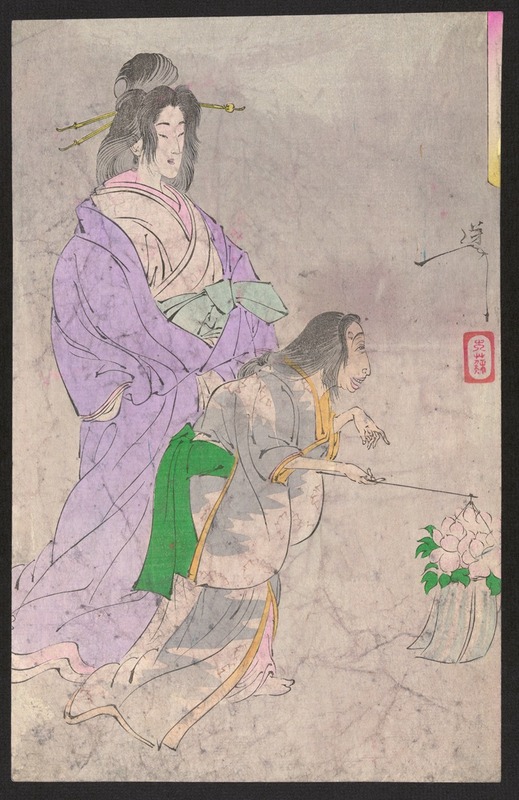 Ботандоро by Цукиока Ёситоши, 1880 — digital art print download