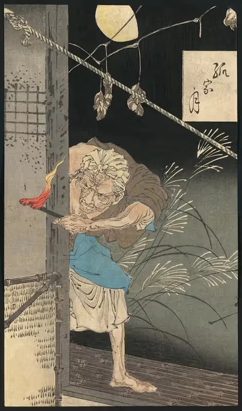 Хитотсуя но цуки by Цукиока Ёситоши, 1880 — digital art print download
