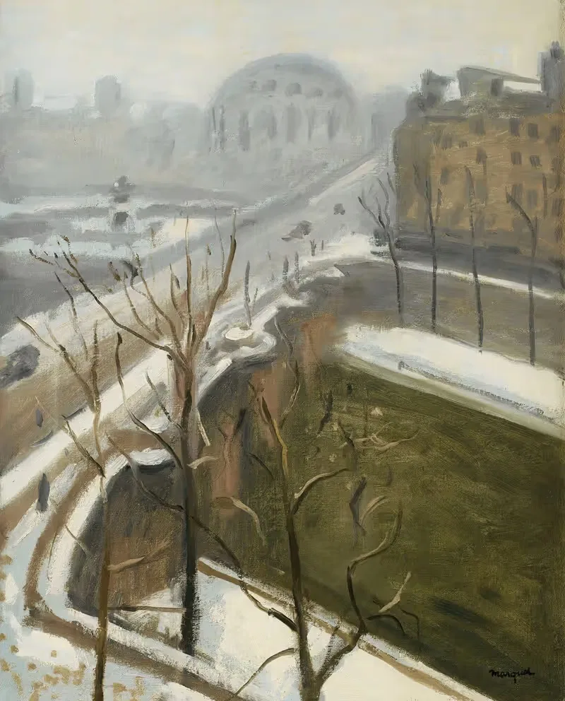 Paris, Pont Neuf, Fin De La Neige — Albert Marquet
