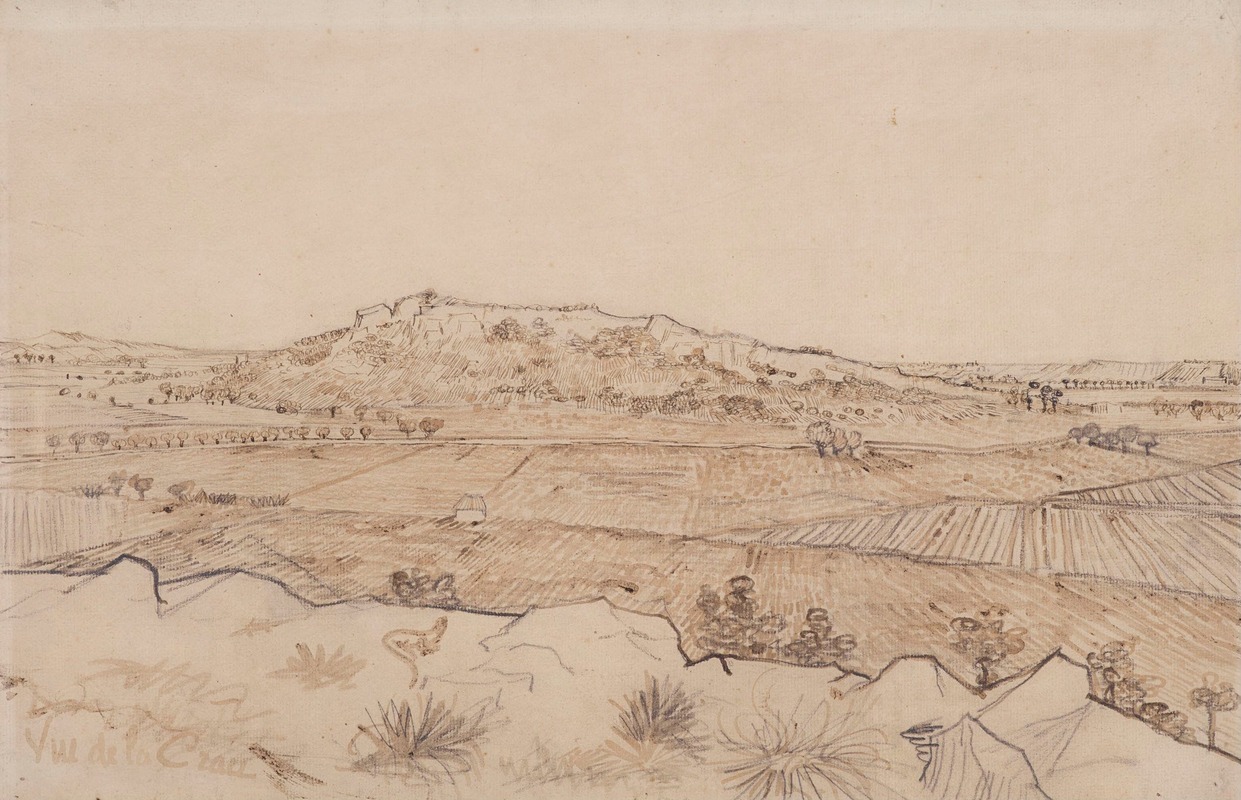 The Plain of La Crau — Винсент ван Гог