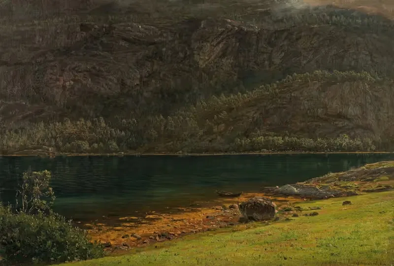 Fjellvegg,Terøen — Amaldus Nielsen
