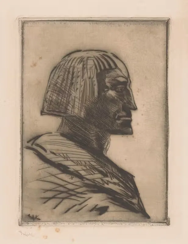 Portret van een Egyptische man — Willem van Konijnenburg