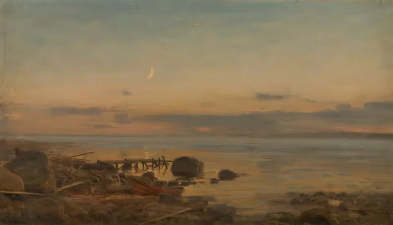 Фра Листер by Амальдус Нильсен, 1872 — digital art print download