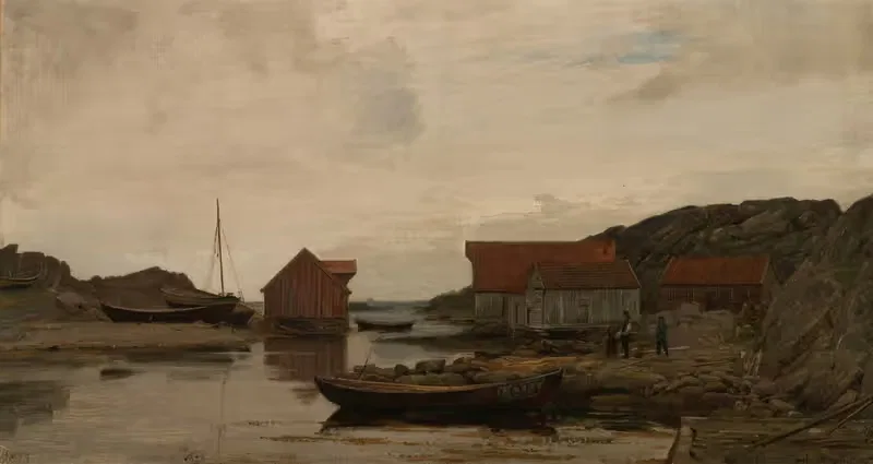 Гравёр, Скудеснес by Амальдус Нильсен, 1873 — digital art print download