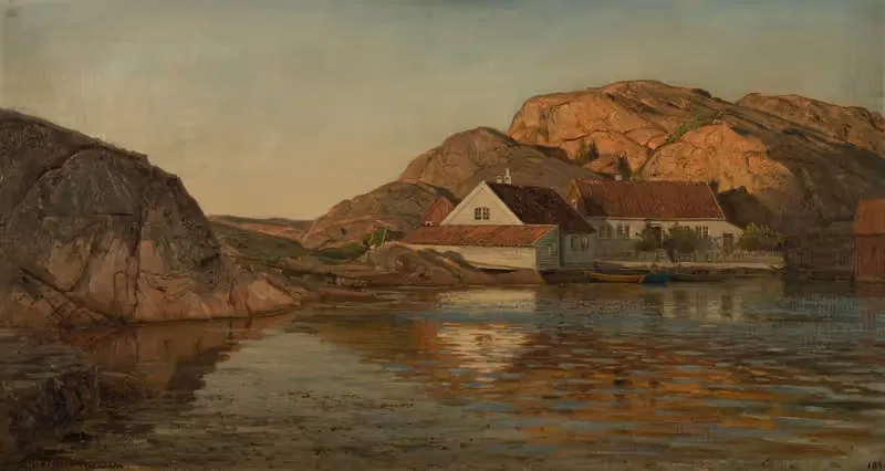 Реннехолмен, Ню-Хеллесунд by Амальдус Нильсен, 1899 — digital art print download
