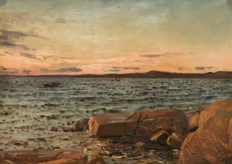 Солгангсвинд, Хвалоэне by Амальдус Нильсен, 1896 — digital art print download