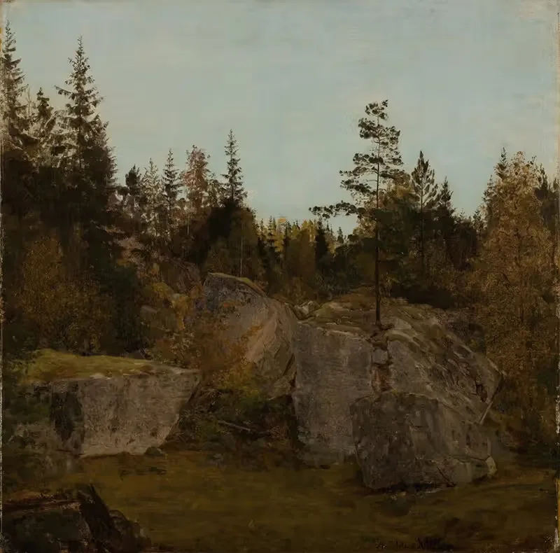 Исследование камней. Бьелланд, Мандал by Амальдус Нильсен, 1862 — digital art print download