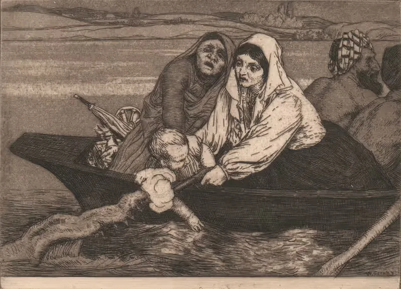 Гробовщики by Уильям Странг, 1900 — digital art print download