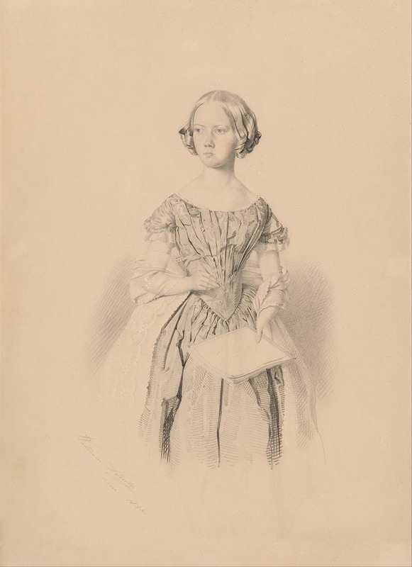 Young woman holding a book — Уильям Стратт