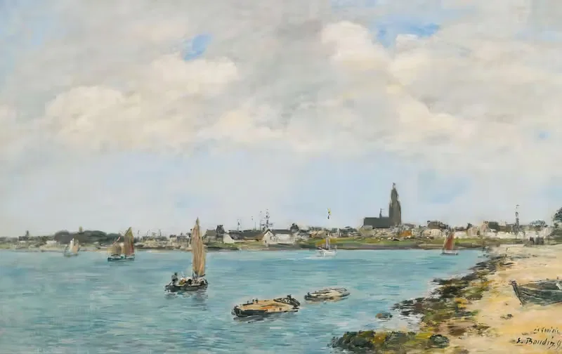 Le Croisic. Vue Generale Prise De Pempron — Eugène Boudin