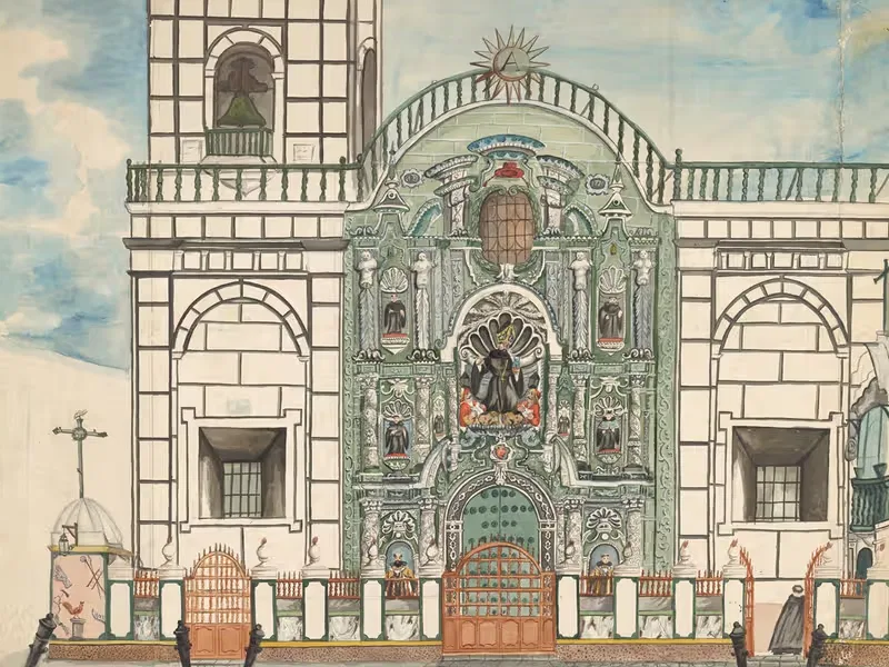 Facade of a Church, Lima — Francisco Fierro