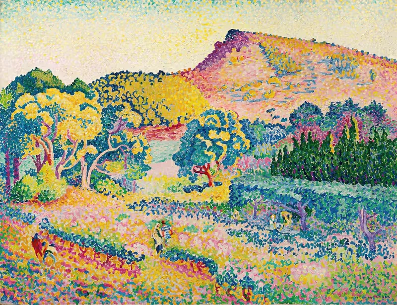 Пейзаж с мысом Негр by Анри-Эдмон Кросс, 1906 — digital art print download