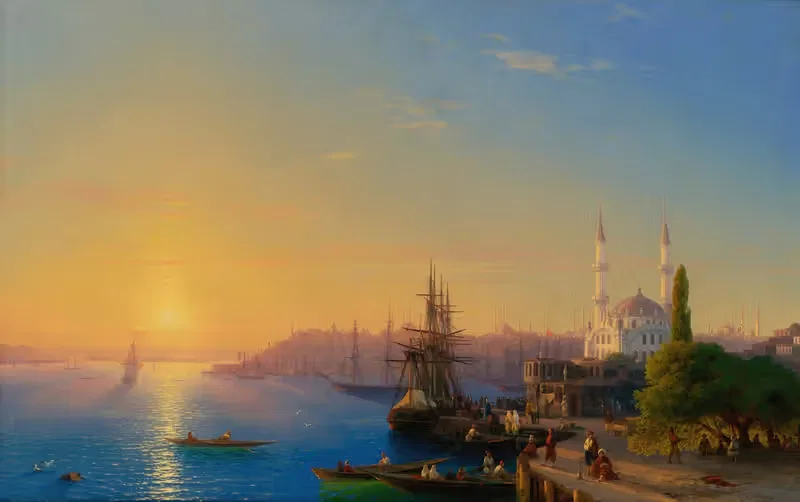 View Of Constantinople And The Bosphorus — Ivan Konstantinovich Aivazovsky