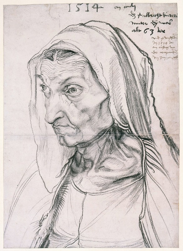Barbara Dürer, the artist's mother — Albrecht Dürer