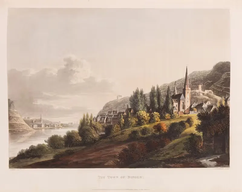 The Town of Beingen — Johann Isaak Von Gerning